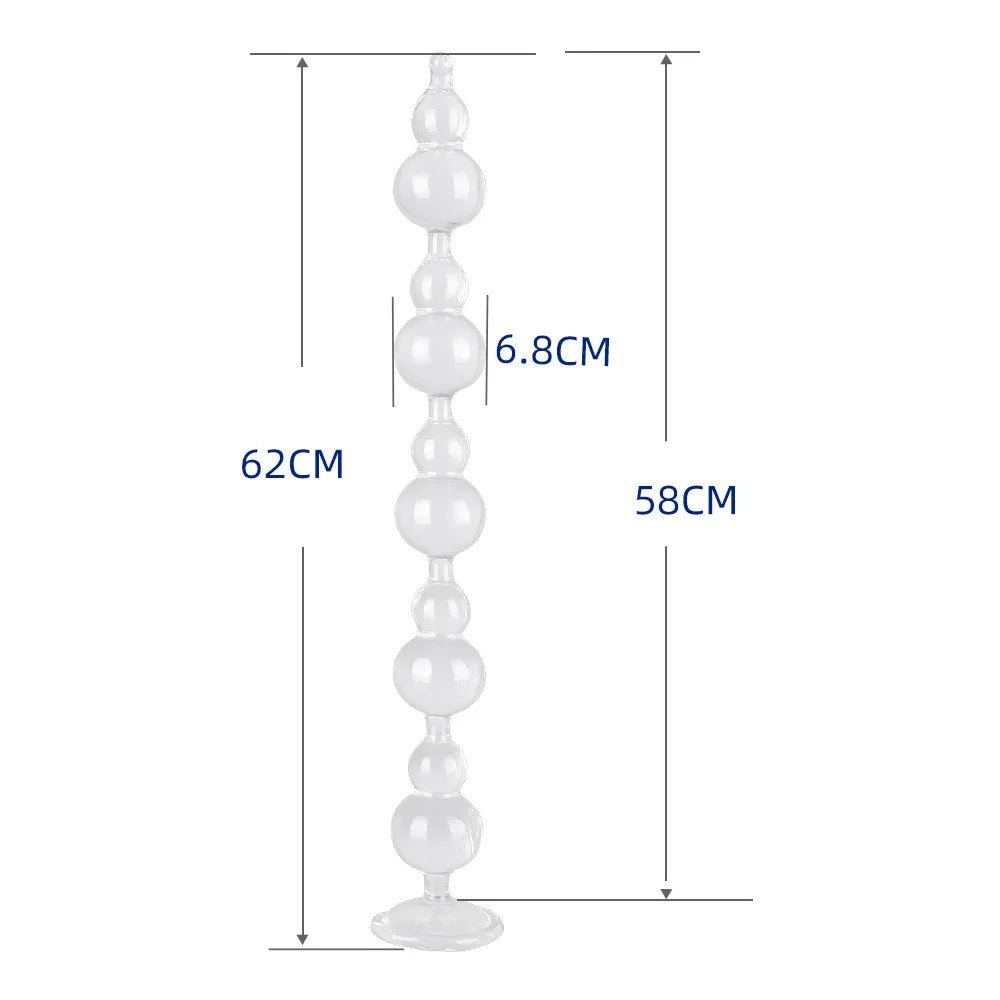 62cm Crystal Chain Beads Plug