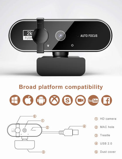 Ultra HD 4K Streaming Webcam