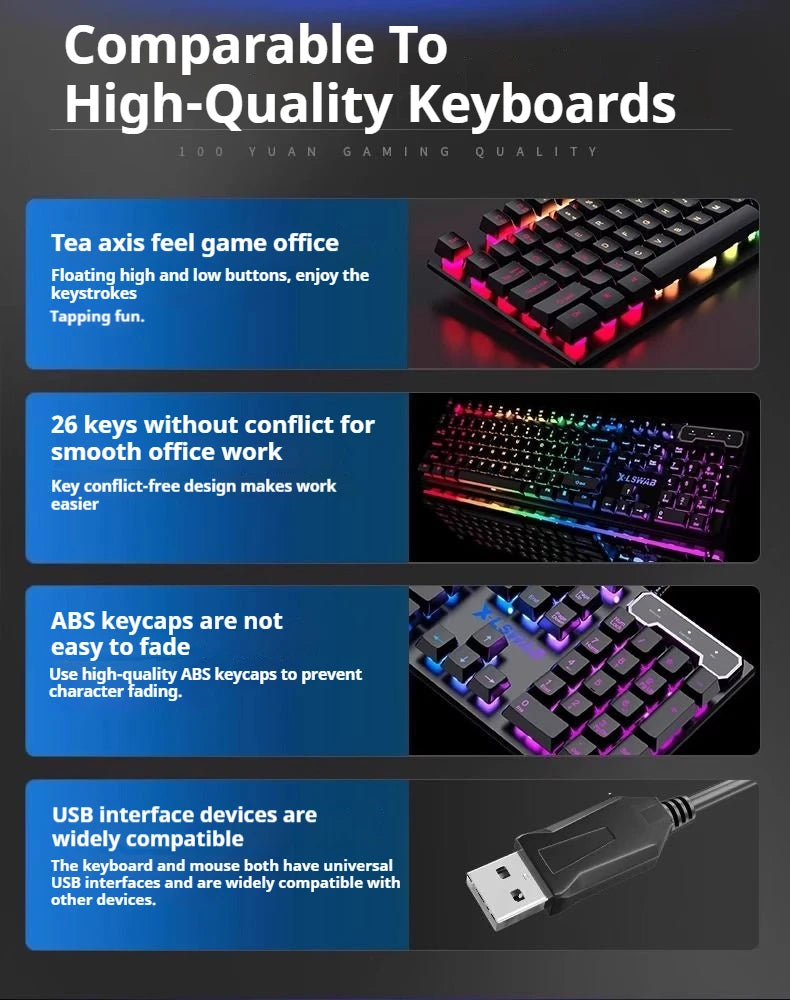Rainbow Shine Keyboard