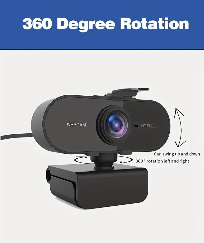 1080P Plug & Play Webcam with Mic