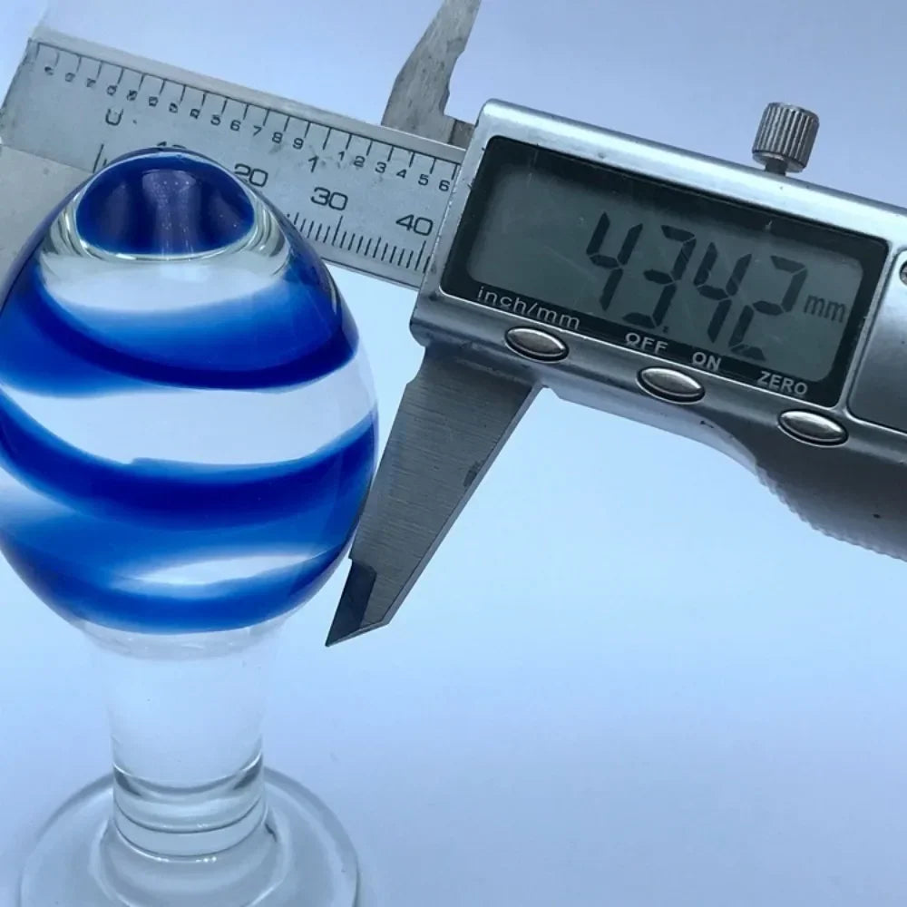 Crystal Smooth Glass Plug