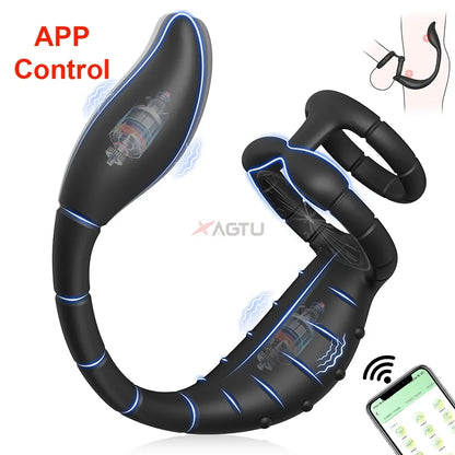 App Control Plug with Vibrating Ring