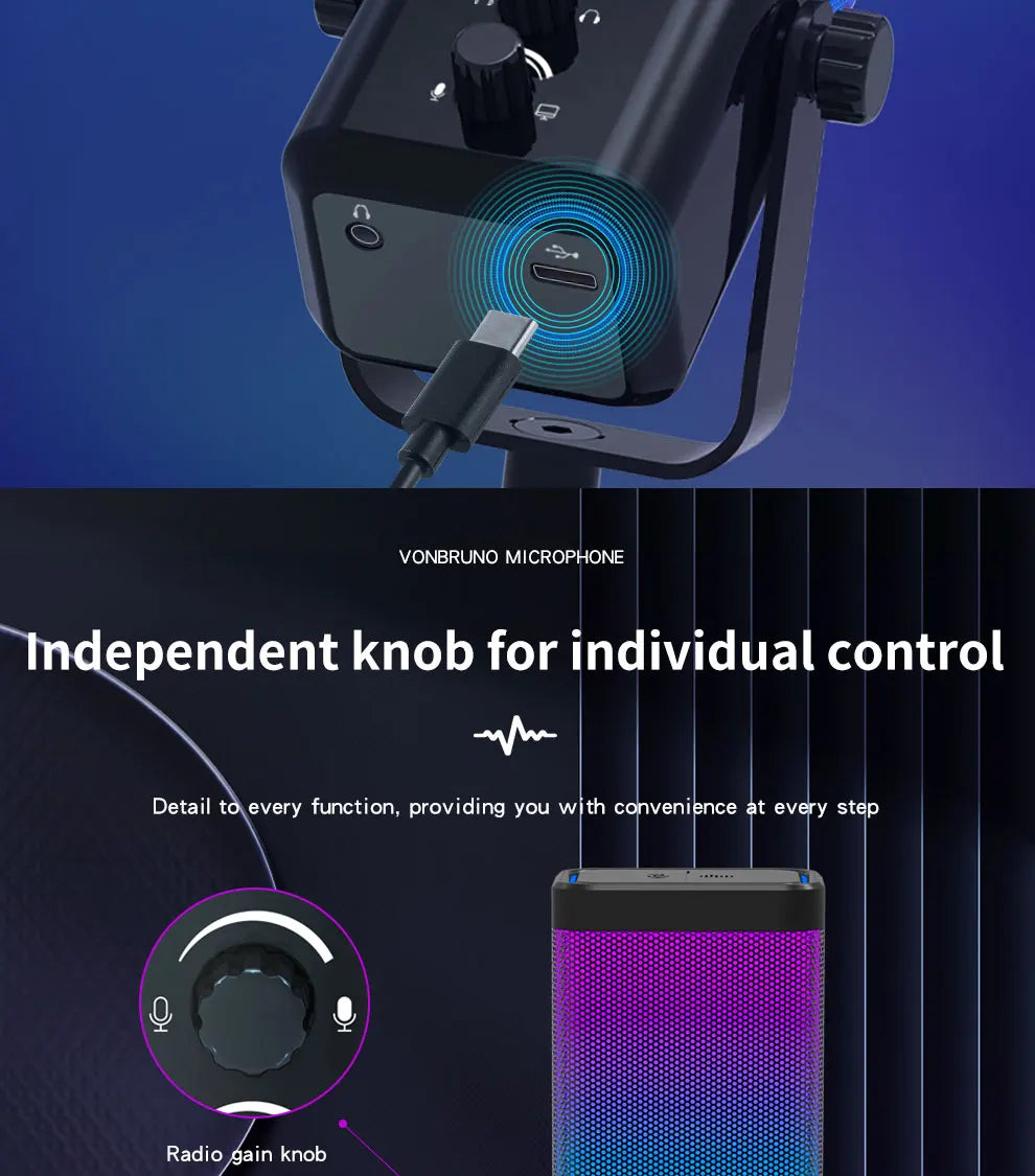 USB & XLR Tabletop Mic
