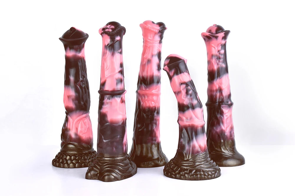 Fantasy Horse Knot Silicone Dildo — Premium Liquid Silicone