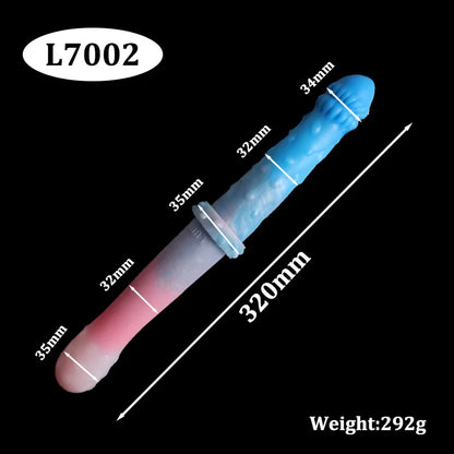 40cm Dual Horse Dog Knot Double Dildo — 3 Colours