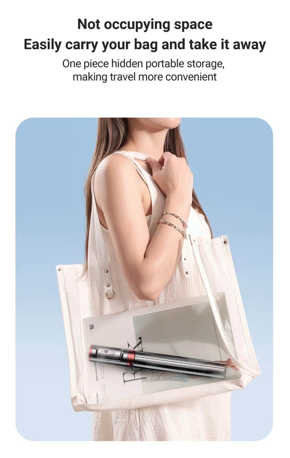 Foldable Selfie Stick With Tripod