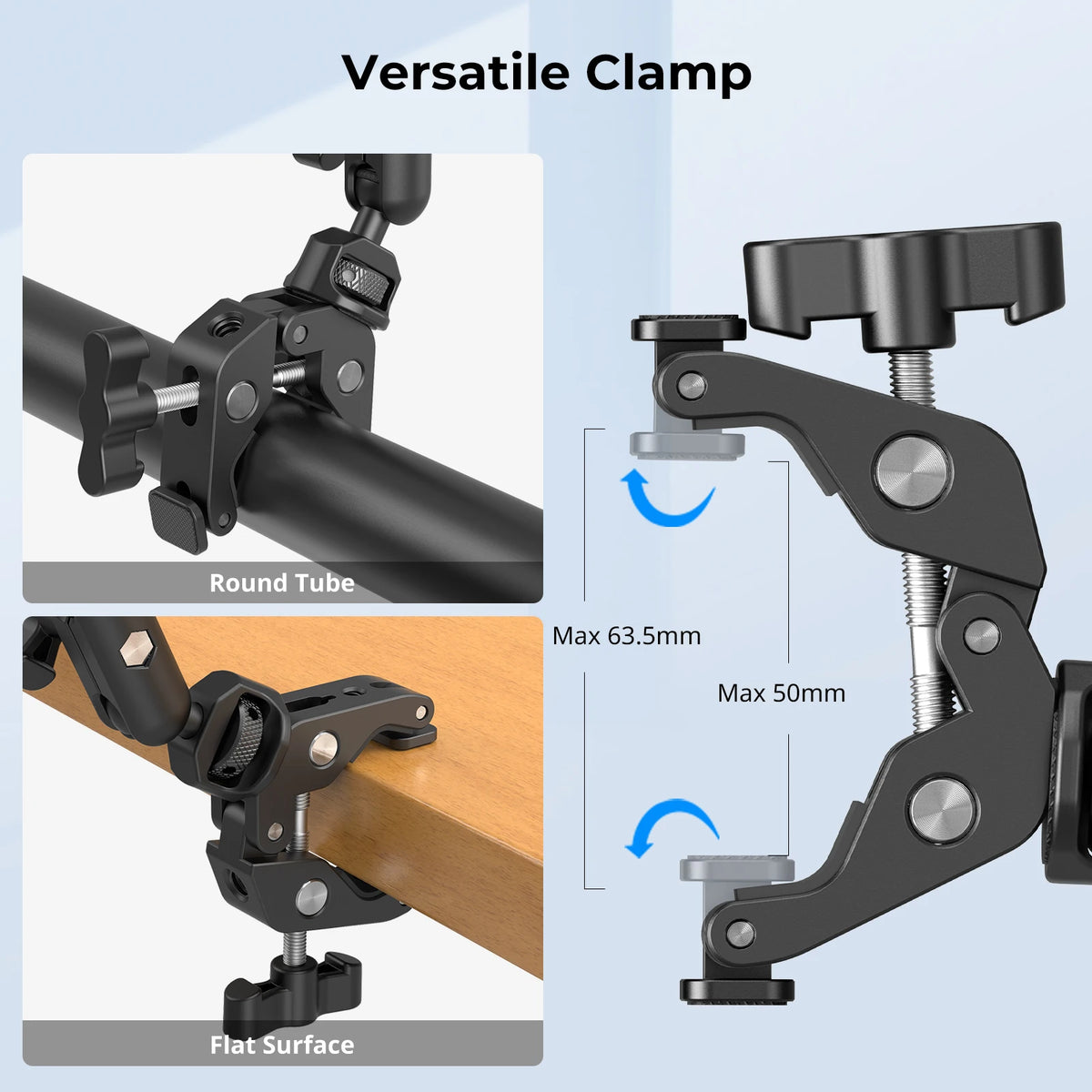 Vlogging Camera Arm With Clamp