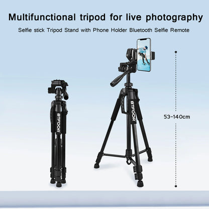 Premium Height-Adjustable Tripod