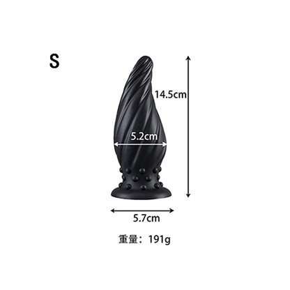 Luminous Glow Silicone Anal Plug — 5 Sizes Body Safe