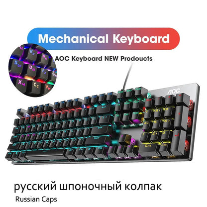 Green/Black Tea Axis Keyboard