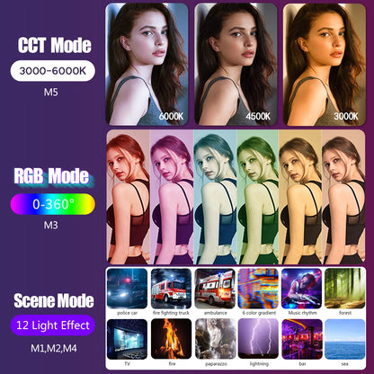 Handheld LED Light Wand with Tripod