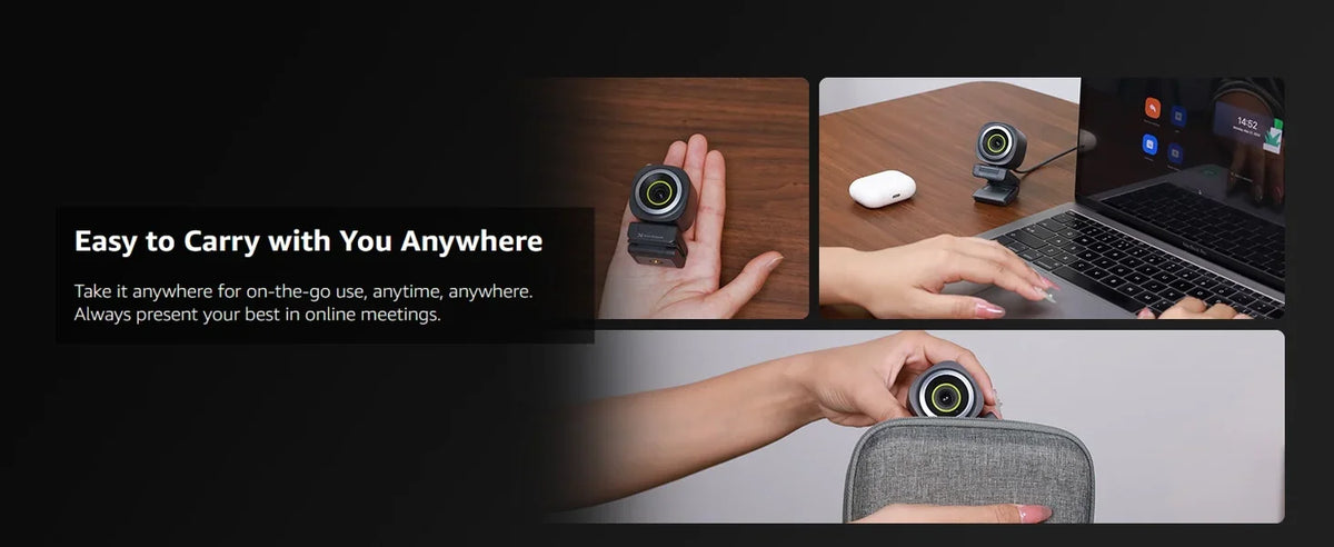 Camera with Dual Microphones & Autofocus