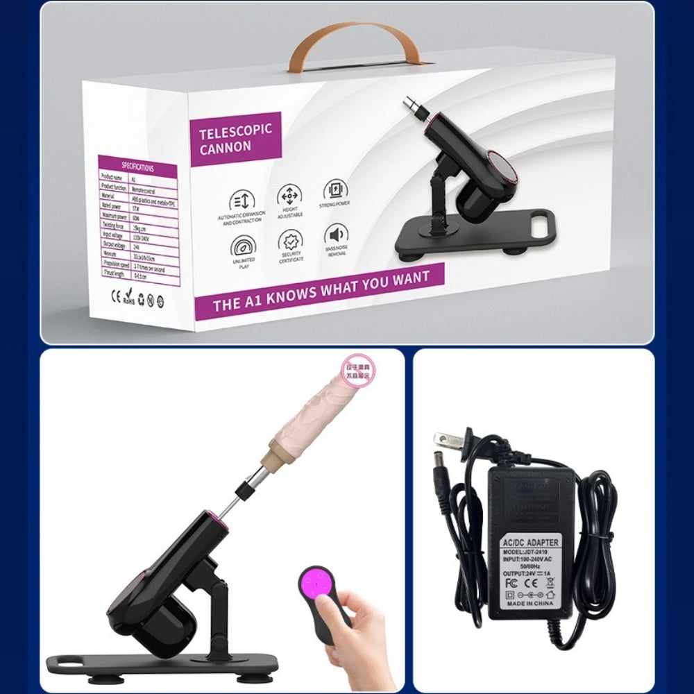 Automatic Machine Gun Dildo Sex Machine