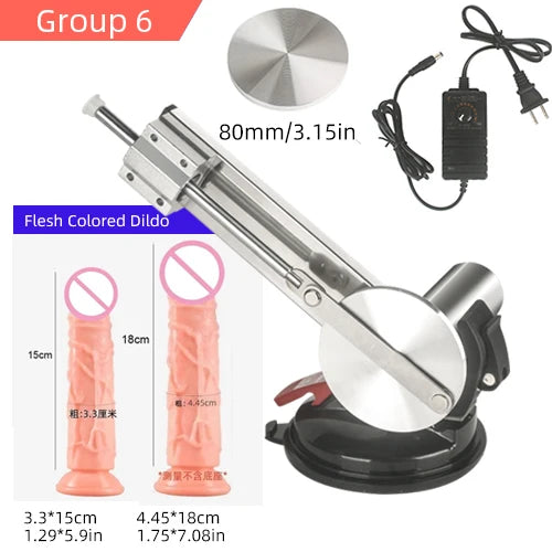 65mm Stroke Telescopic Sex Machine