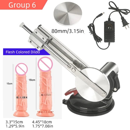 65mm Stroke Telescopic Sex Machine