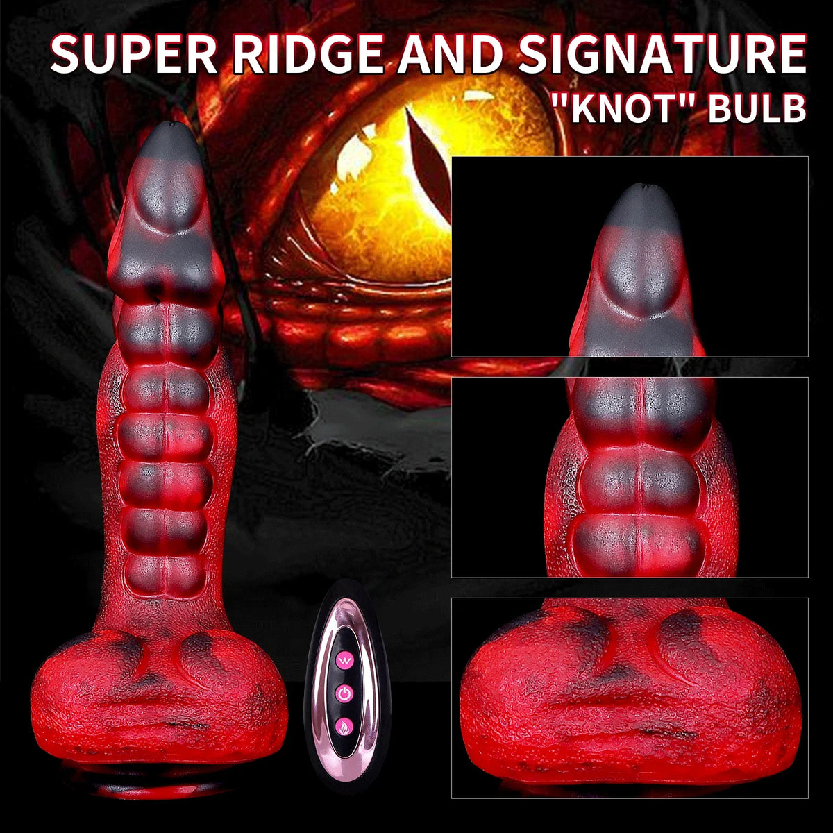 Heating Alien Monster Vibrator — Warming Liquid Silicone