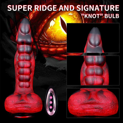 Heating Alien Monster Vibrator — Warming Liquid Silicone