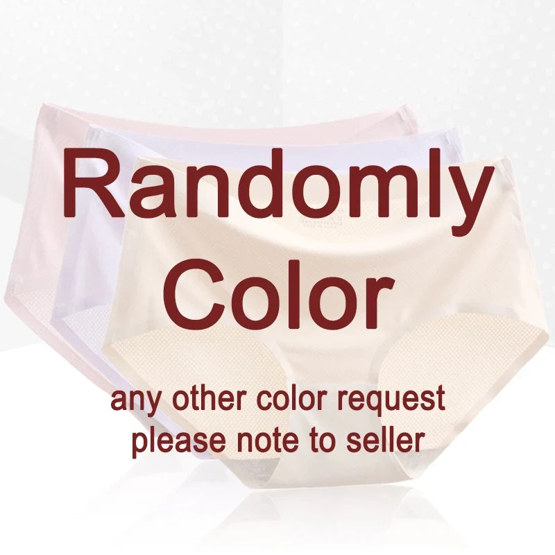 Female Underpants Solid Color Pantys S-XL