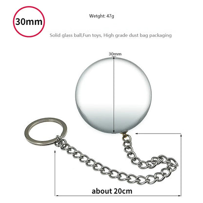 Crystal Glass Ball Anal Plugs Anal Dilator Pendant Ball Butt Plug Alternative Orgasm Daisy Stimulation Sex Tools Erotic Supplies