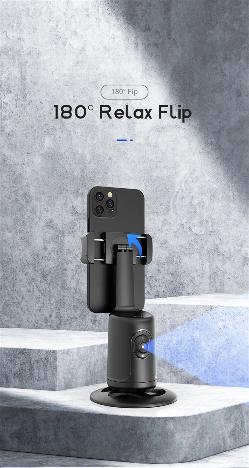 Smart AI Face Tracking 360 Rotation Gimbal