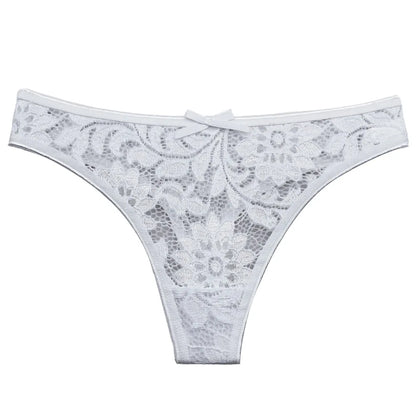 5 PCS/Set Sexy Lace Thongs Low Waist Underwear Women G-string Underpants Lady Bikini Panties Female Sexy Lingerie M-XL