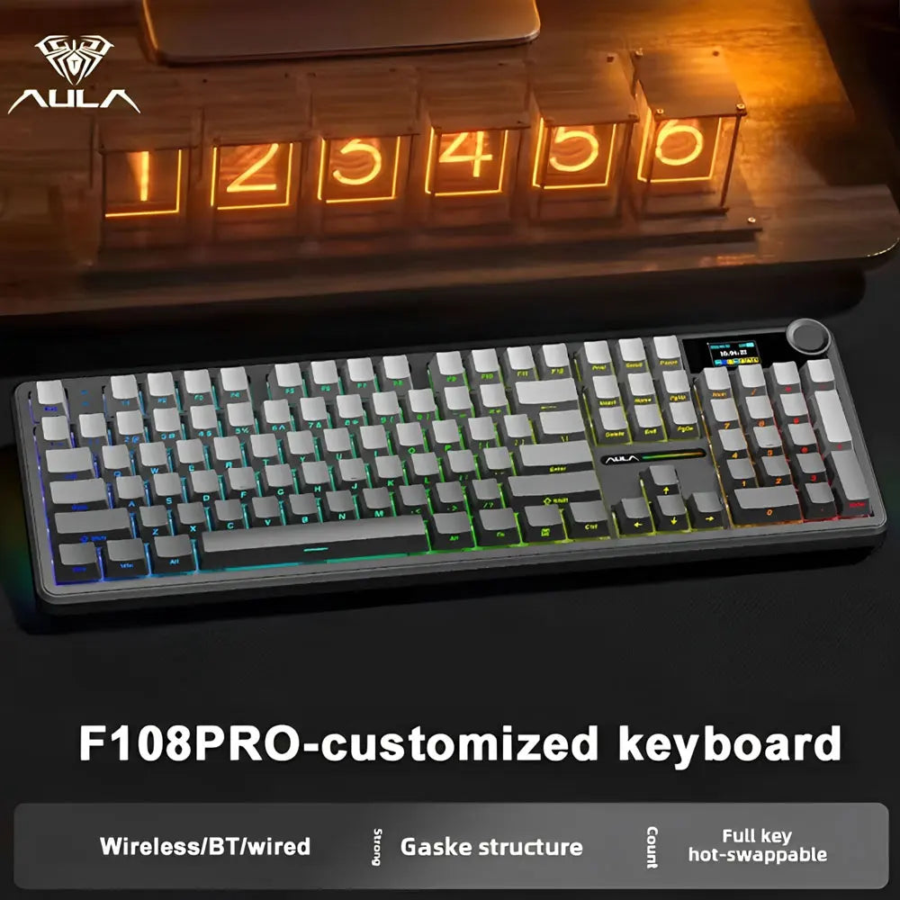 Long Battery Wireless Keyboard 8000mAh