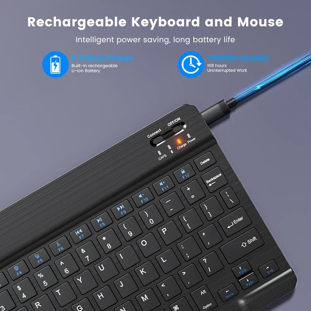 Silent Typing Keyboard Mouse Combo