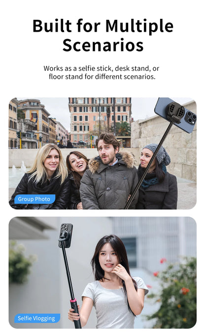 Bluetooth Remote Magnetic Phone Tripod