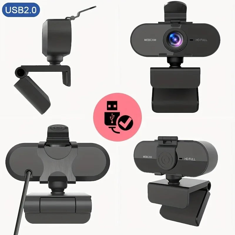 1080P Plug & Play Webcam with Mic