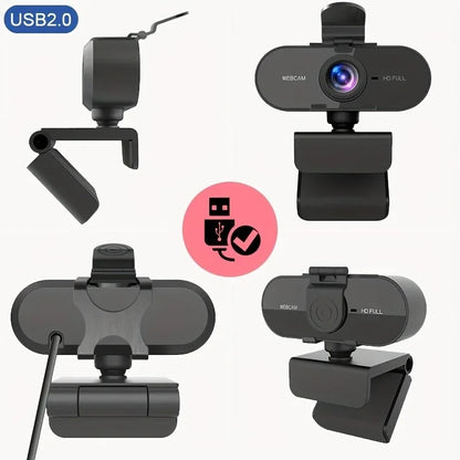 1080P Plug & Play Webcam with Mic