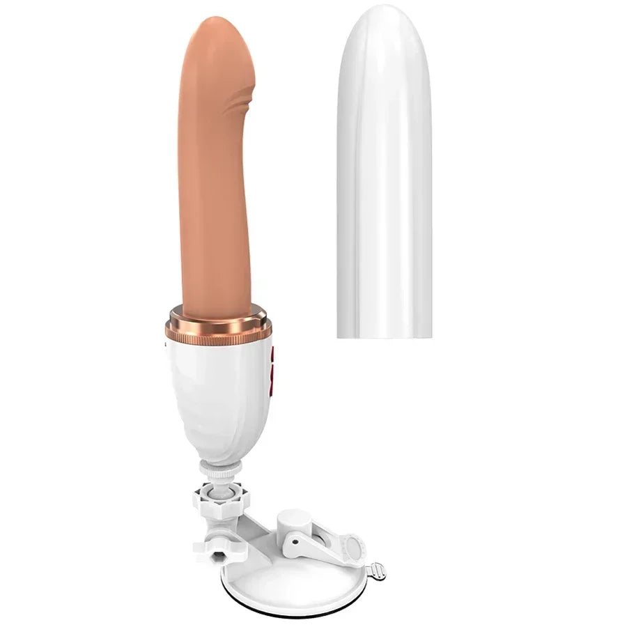 Telescopic Rotary Vibrator with Suction Cup