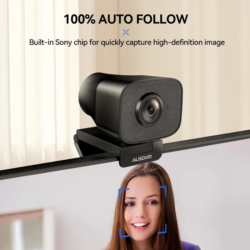 100° Lens Autofocus Webcam