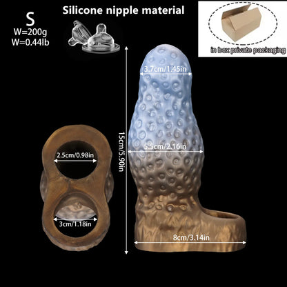 Reusable Silicone Sleeve Extender – S / M / L
