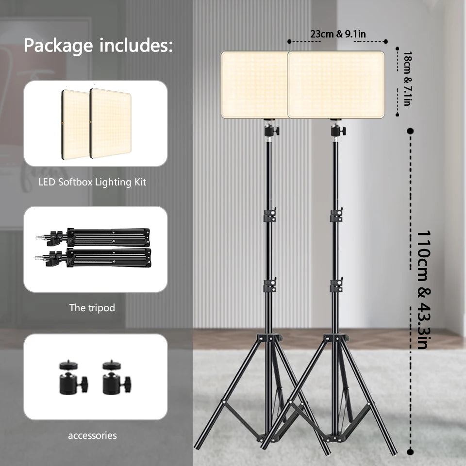 LED Video Light with Tripod