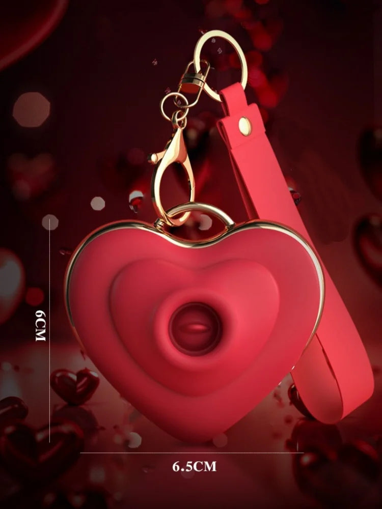 Heart-Shaped Vibrator Pendant