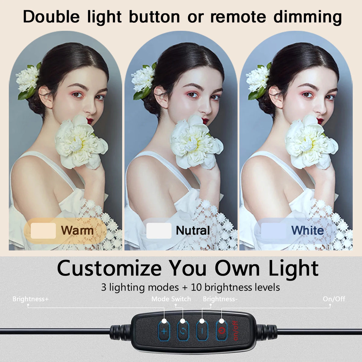 Tripod with LED Lamp