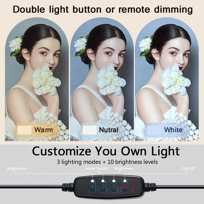 Tripod with LED Lamp