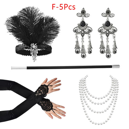 1920s Flapper Cosplay Accessory Set
