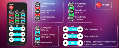 Magic Ball Lighting with Sound Activation