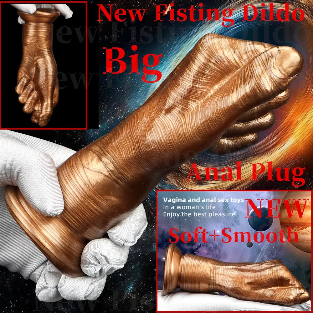 Premium Soft Rubber Hand Dildo