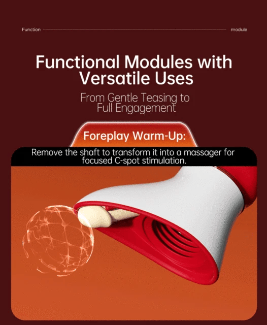 3-in-1 Heating Thrusting Sex Machine
