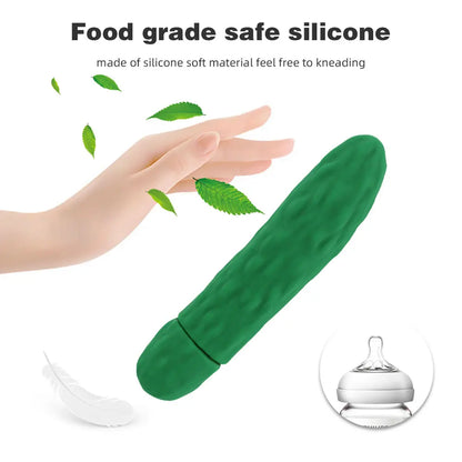 Cucumber Silicone Vibrator — 10 Vibration Modes