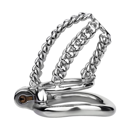 Binding Metal Chastity Cage