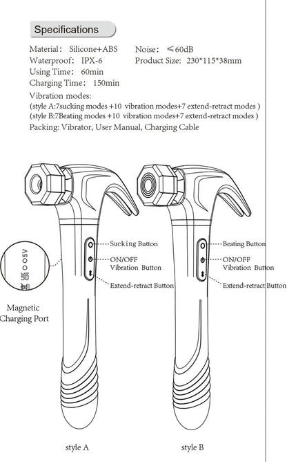 Hammer AV Magic Wand Vibrator