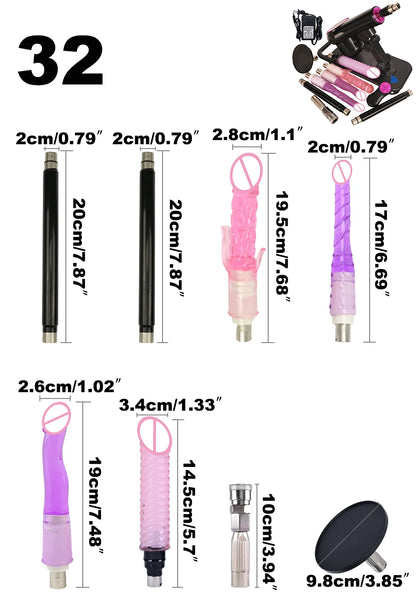 Wireless Remote Control Sex Machine Set