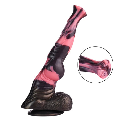 Silicone Fantasy Knot Horse Dildo — 5 Sizes M to XXL