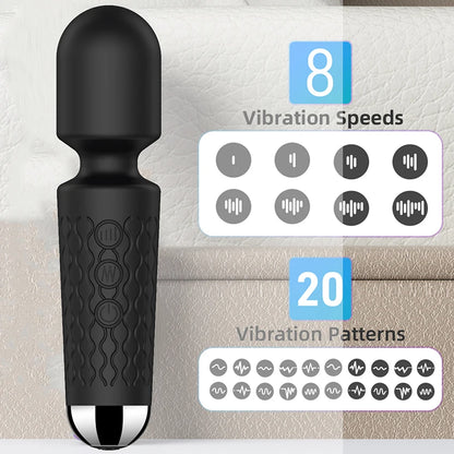 10-Frequency Magic Wand Vibrators