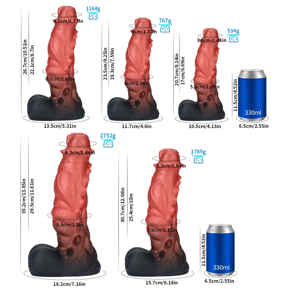 35.2 cm Premium Alien Dildo Plug
