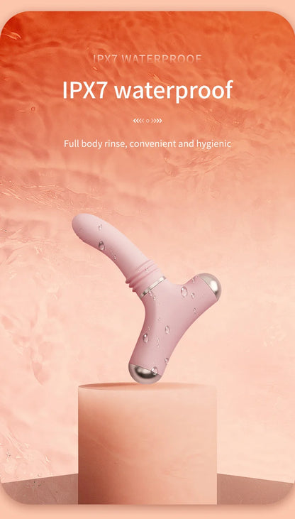 Powerful Sex Machine & Device, Heatable Thrusting Dildo for Women Men, Remote Control Vibrator G-Spot Anal Stimulator,Adult Toys
