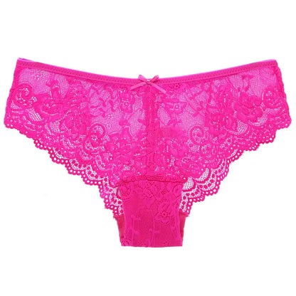 Sexy Low-Rise Lace Panties 5 PCS/SET Women Floral Underwear M-XL Girls Underpants Ladies Lingerie 89428